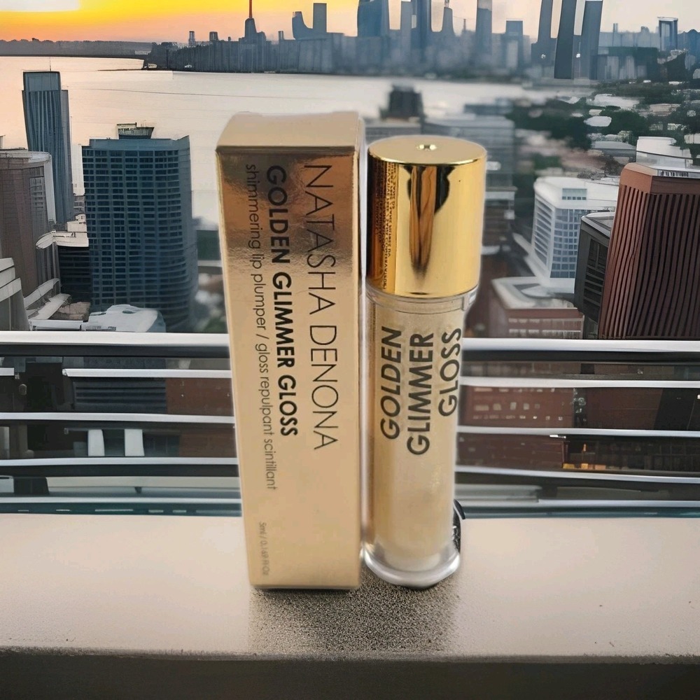 Natasha Denona Golden Glimmer Gloss‎ Shimmering Lip Plumper 5ml Full Size